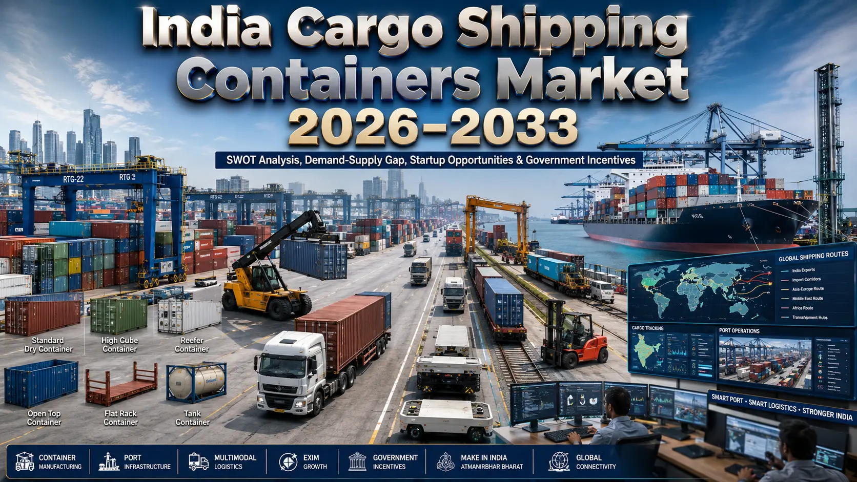 India Cargo Shipping Containers Market 2026–2033: Size, CMAS