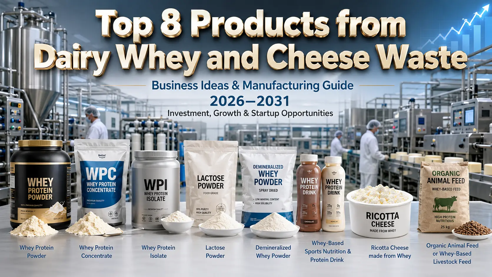 Dairy Whey Processing Business: Top 8 Products, Investment