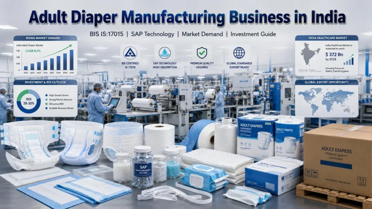 Adult Diaper Manufacturing Business in India