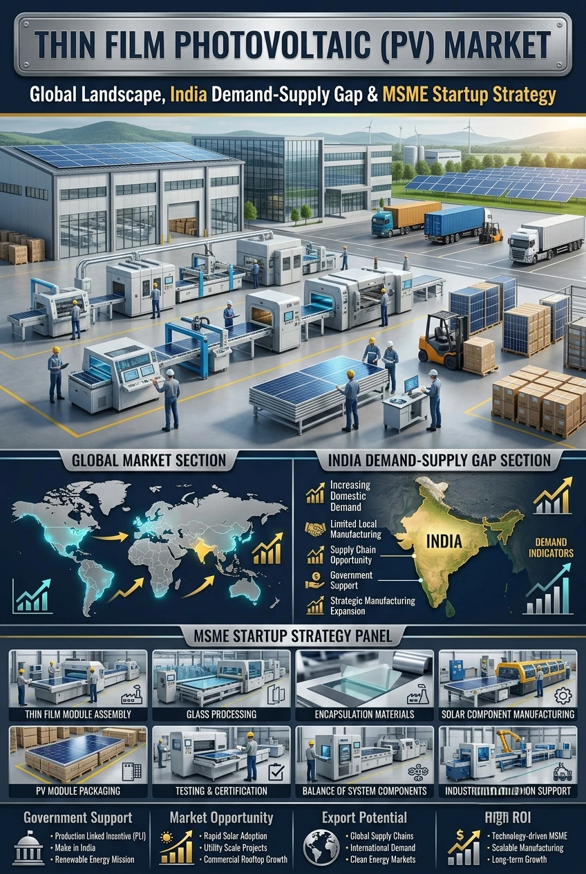 Thin Film Photovoltaic Manufacturing in India