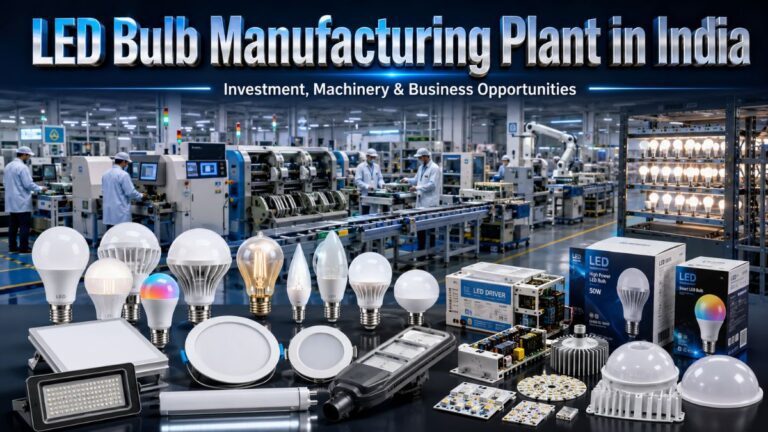 LED Bulb Manufacturing Plant in India: Cost, Machinery