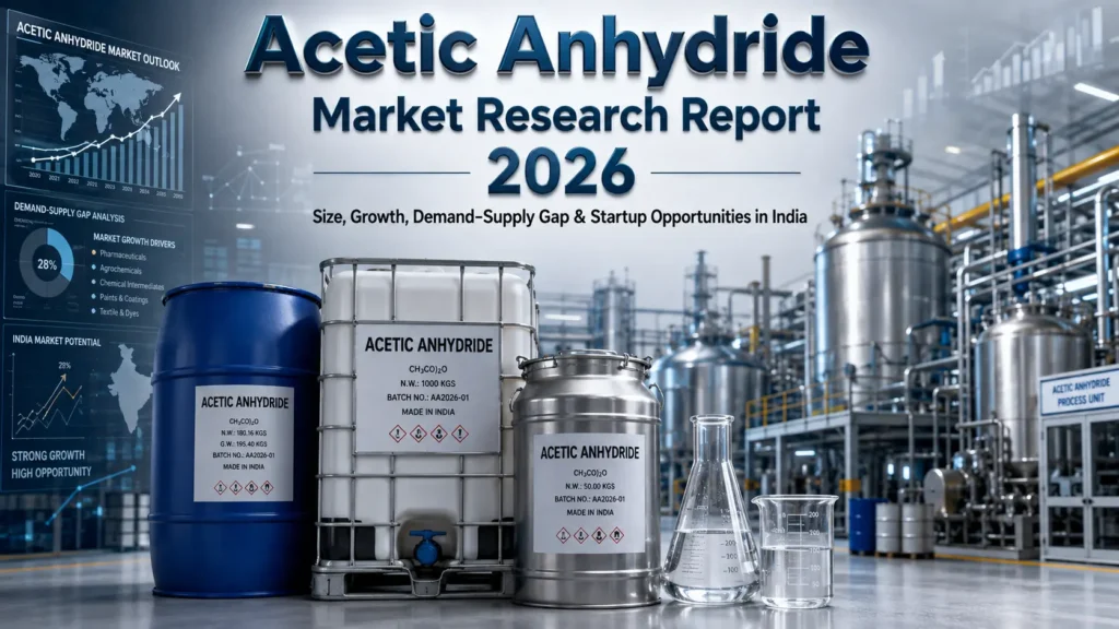 Acetic Anhydride Manufacturing in India 2026: Size, Demand