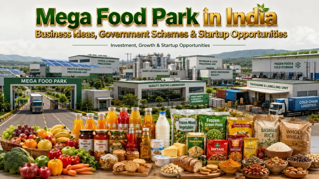 Mega Food Park Business Ideas in India: Investment & Schemes