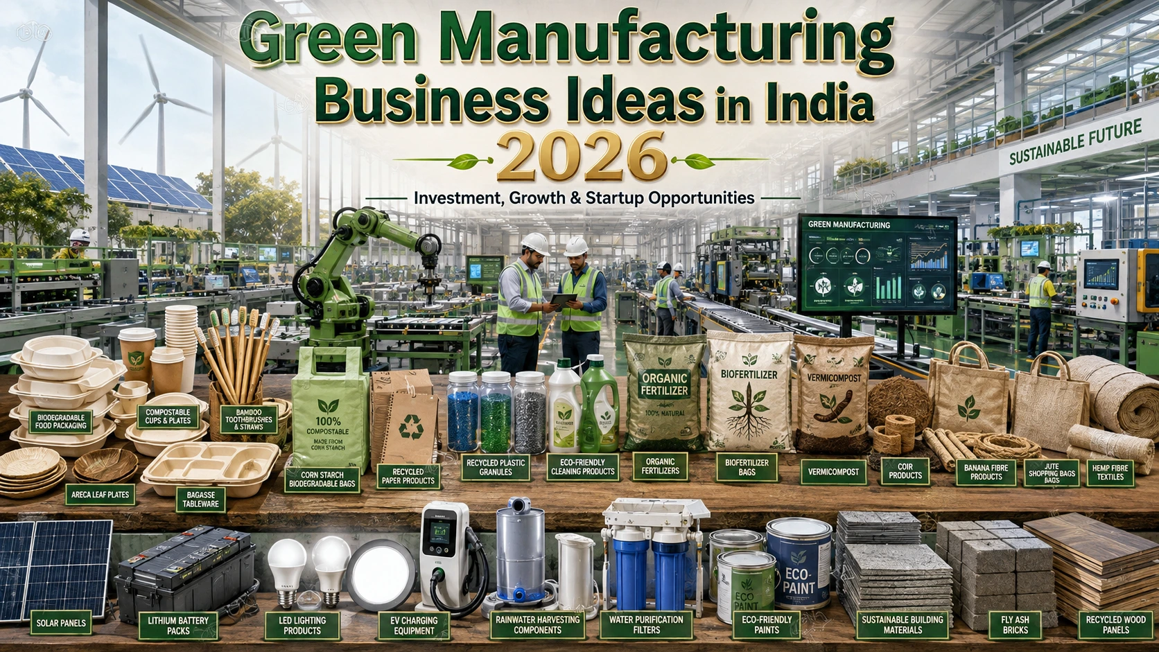 Top 6 Green Manufacturing Business Ideas in India for 2026
