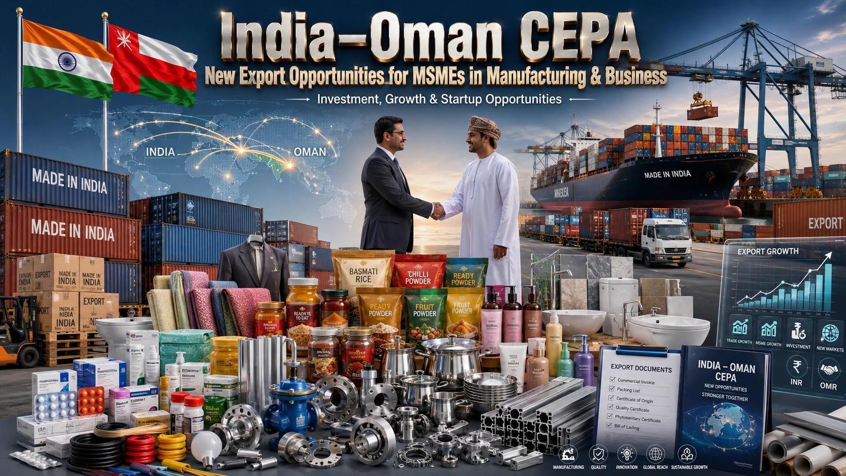 India Oman CEPA Export Opportunities for MSMEs