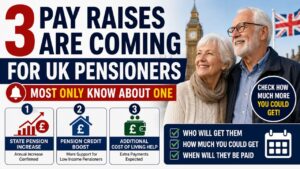 3 PAY RAISES ARE COMING FOR UK PENSIONERS