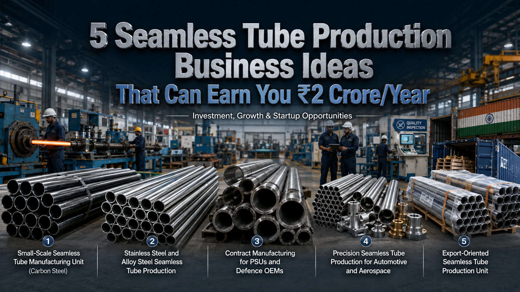 Seamless Tube Production Business Ideas