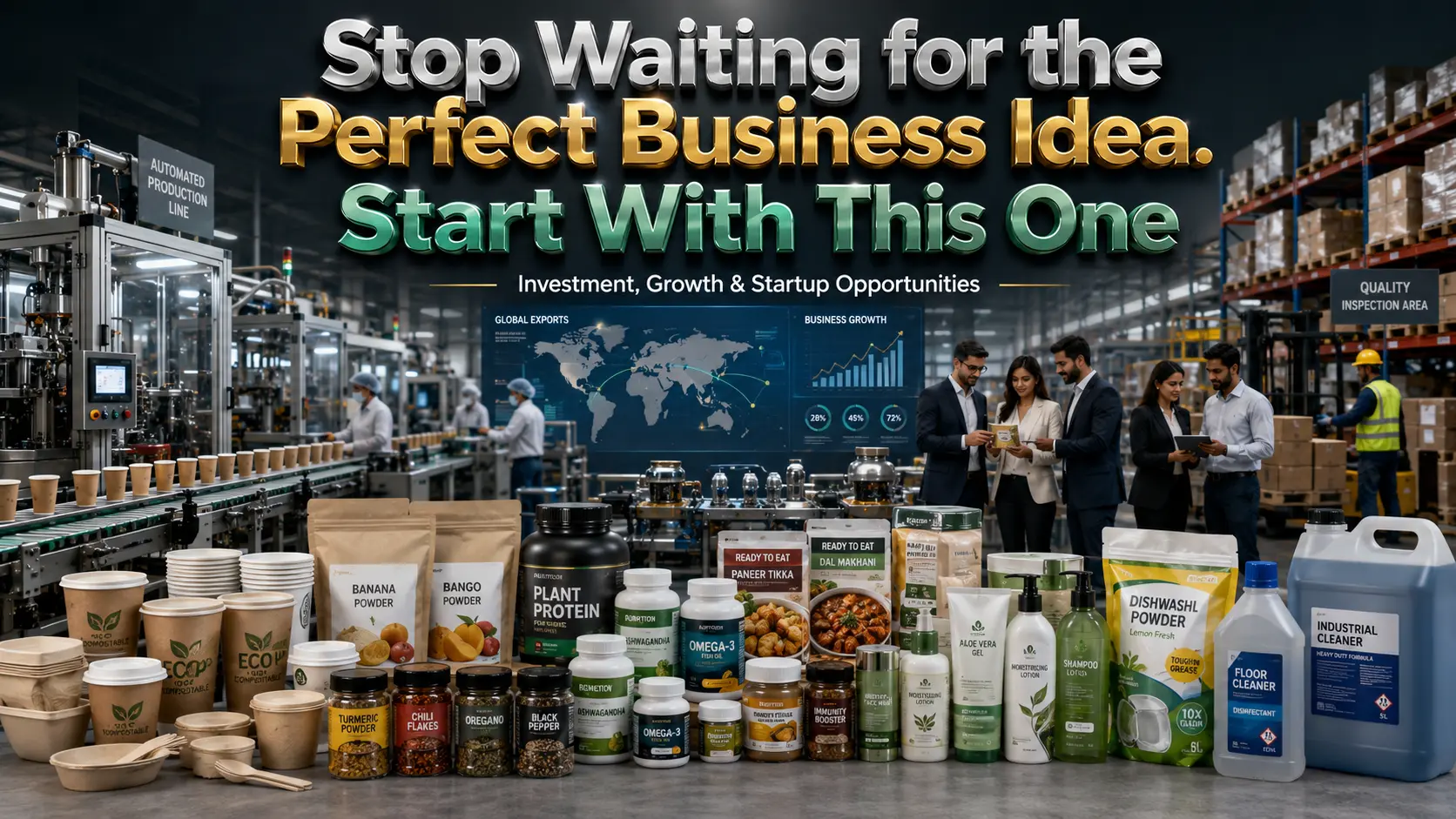 Manufacturing Business Ideas in India: Best Startup