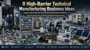 8 technical manufacturing business ideas for engineering graduates in India