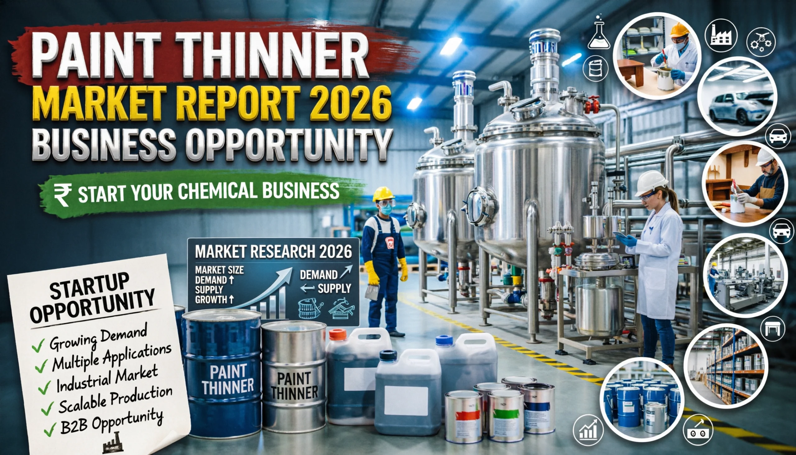 Paint Thinner Manufacturing Business in India: Market Size